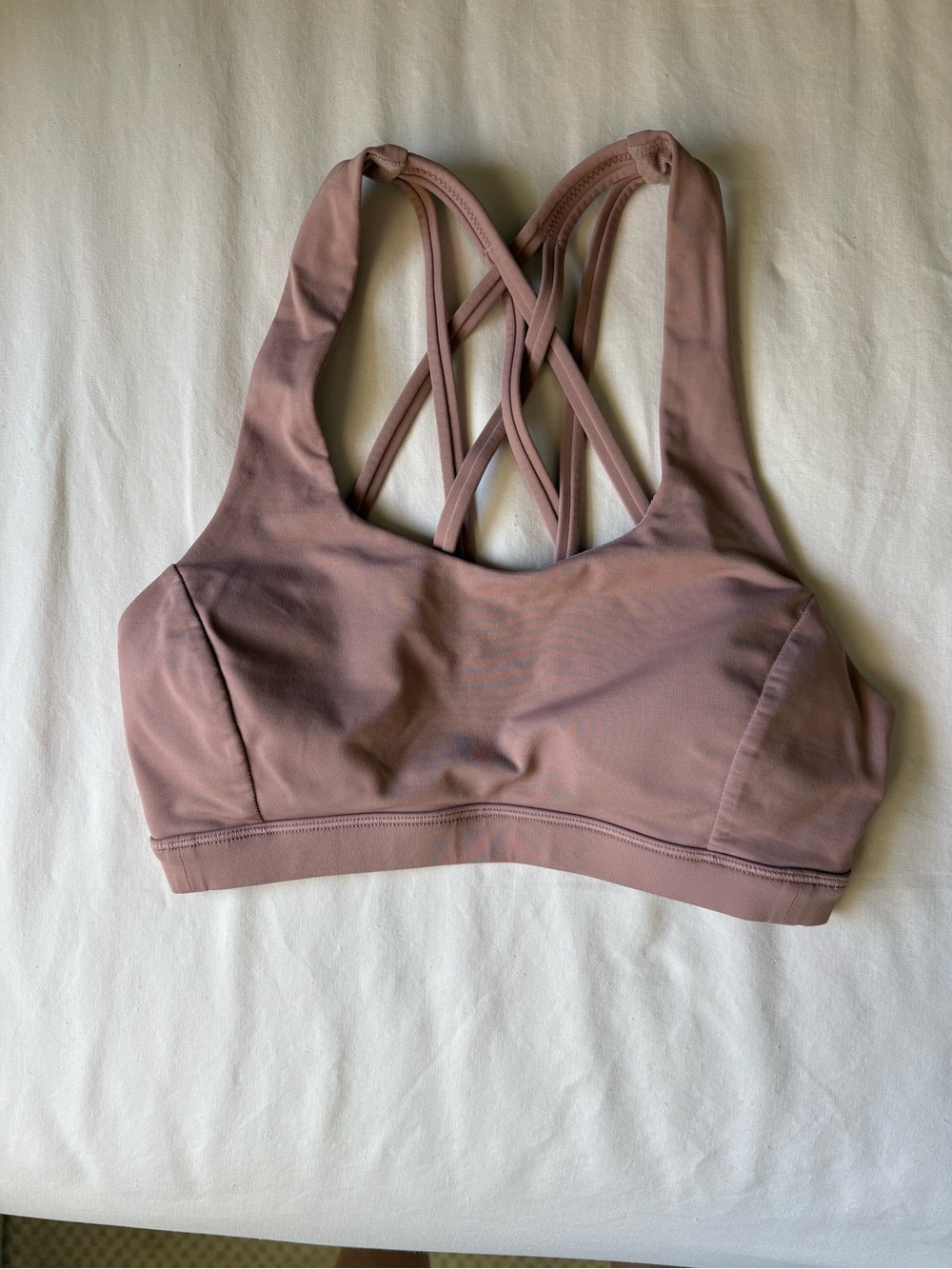 lululemon athletica Strappy Sports Bra - Mauve